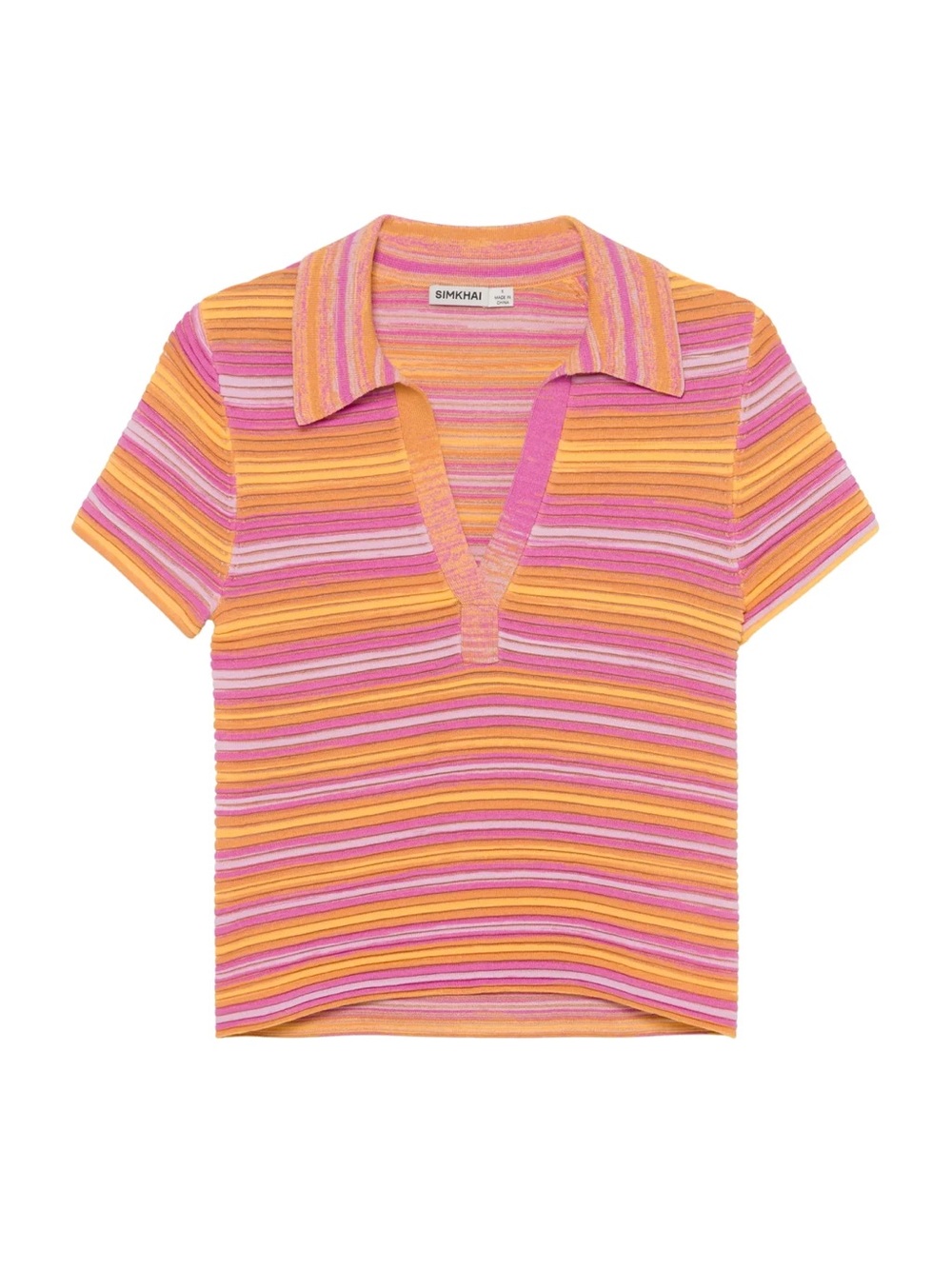 SIMKHAI Paxton Knit Polo